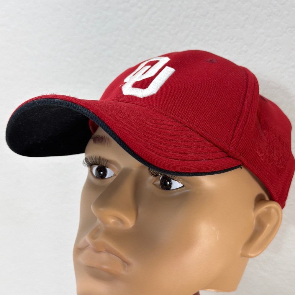 Oklahoma Sooners Hat Mens OSFA Red Collegiate NCAA Gameday OU Cap
